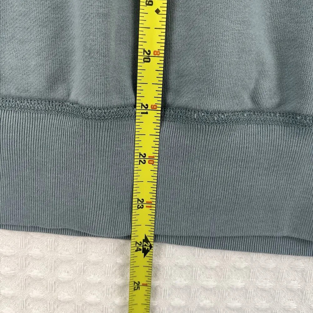 Reigning Champ Men S Blue Cotton Pullover Hoodie Made Canada Athletic Sweatshirt